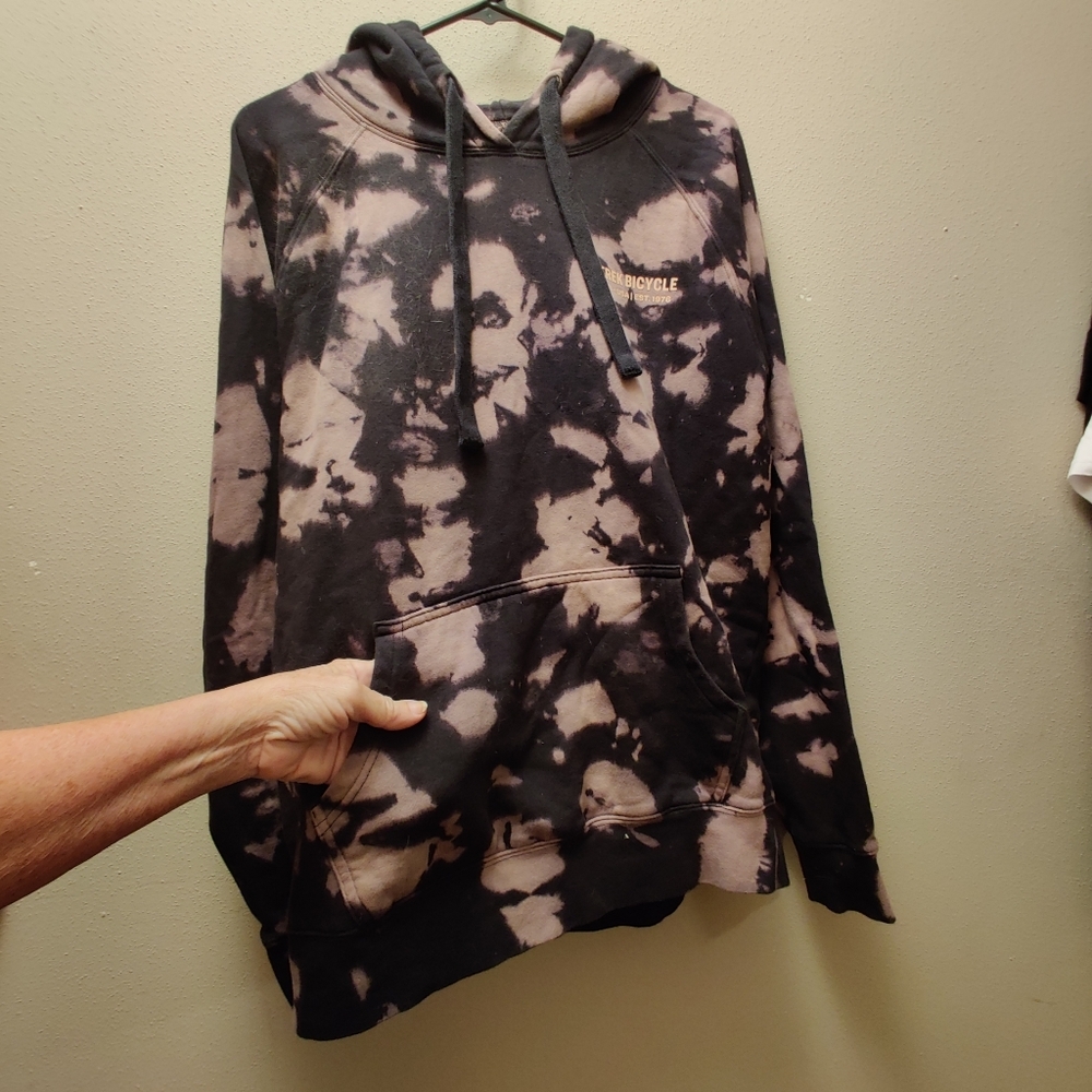 Men's tie dye Trek bicycle hoodie size large - Picture 11 of 11